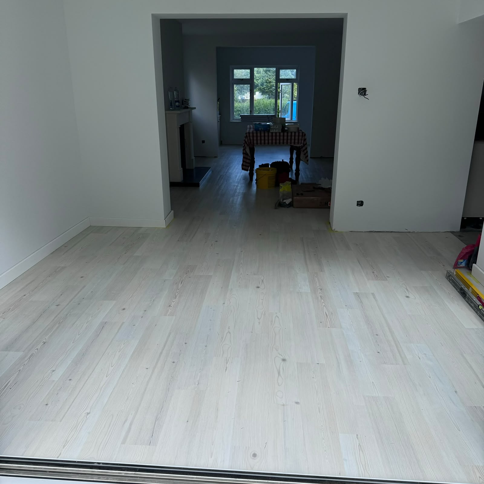Before — Structural openings through to the existing living space