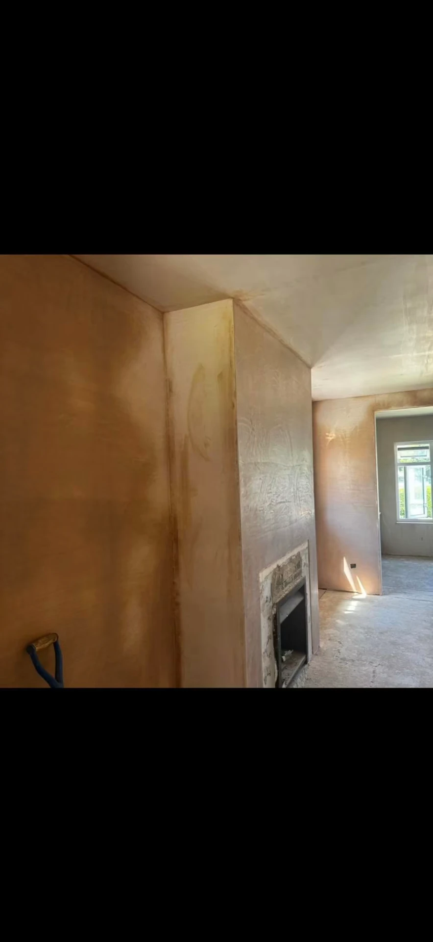 Before — Internal alterations skimmed and drying out